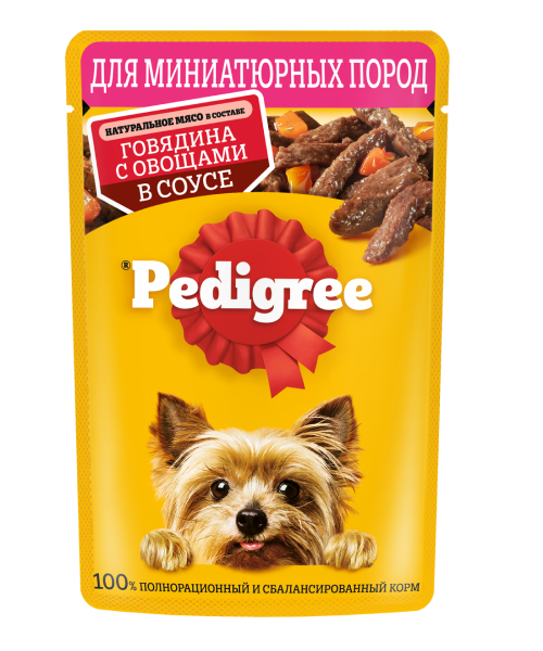 PEDIGREE® для взрослых собак мелких пород